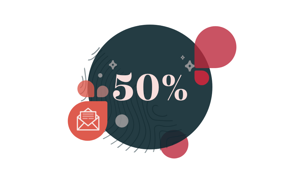 Fifty percent icon