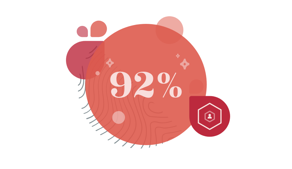 Ninety two percent icon