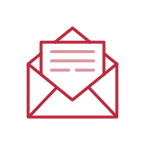 Letter in an envelope icon