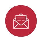 Letter with envelope icon