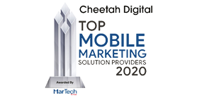 Cheetah Digital Top Mobile Marketing Solution Providers 2020 award