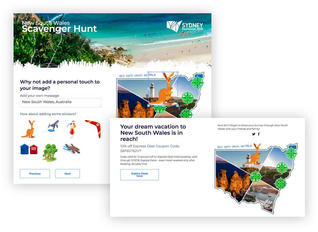 Priceline Com Promotes New South Wales With Scavenger Hunt Coupon Offers Cheetah Digital